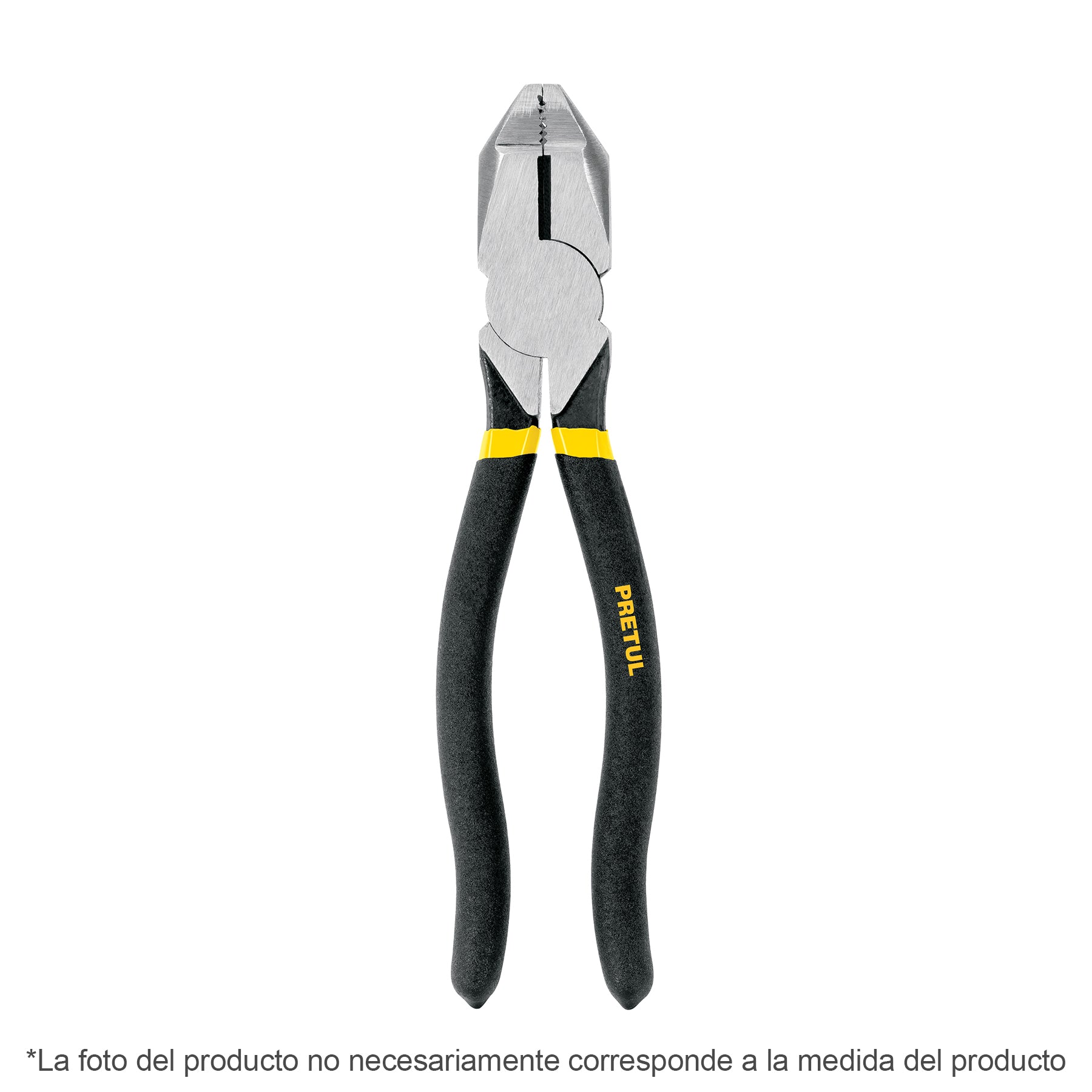 Pinza para electricista 9' uso rudo, mango de PVC, Pretul 219-P 22612 MM0