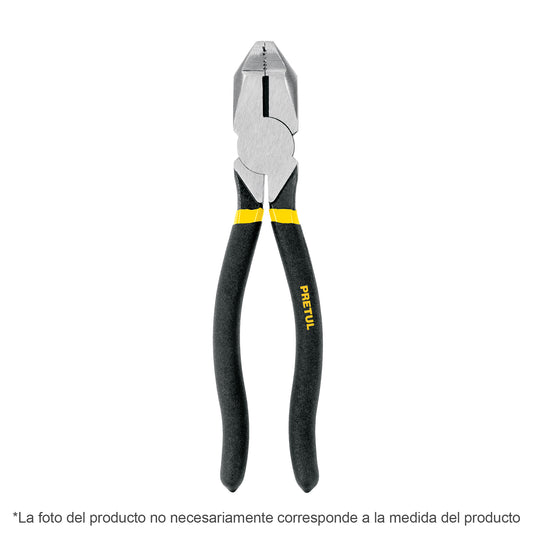 Pinza para electricista 9' uso rudo, mango de PVC, Pretul 219-P 22612 MM0