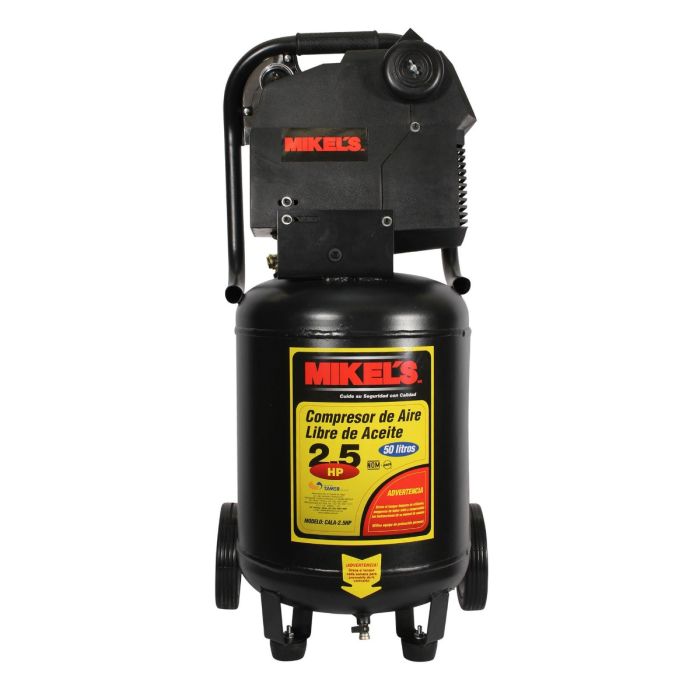 Compresor de aire 2.5 hp (50 lts) LIBRE DE ACEITE