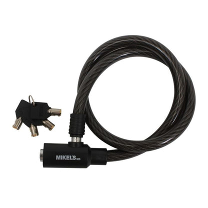 Cable candado flexible 4 llaves de seguridad (90 cm)