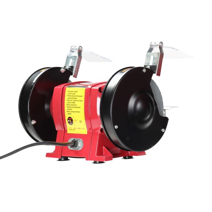 Esmeril de Banco 6" (1/2 HP, 250 W, 3.450 RPM)