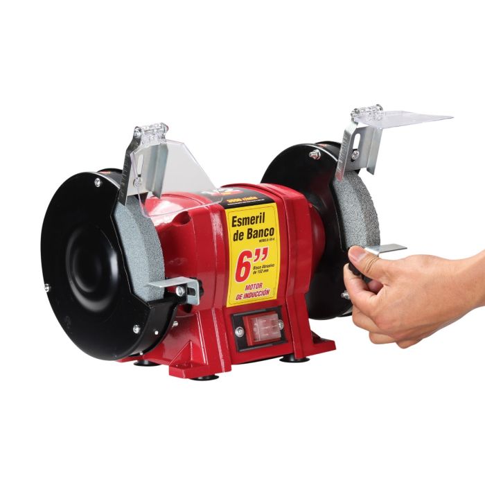 Esmeril de Banco 6" (1/2 HP, 250 W, 3.450 RPM)