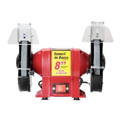 Esmeril de Banco 8" (3/4 HP, 400 W, 3.450 RPM)