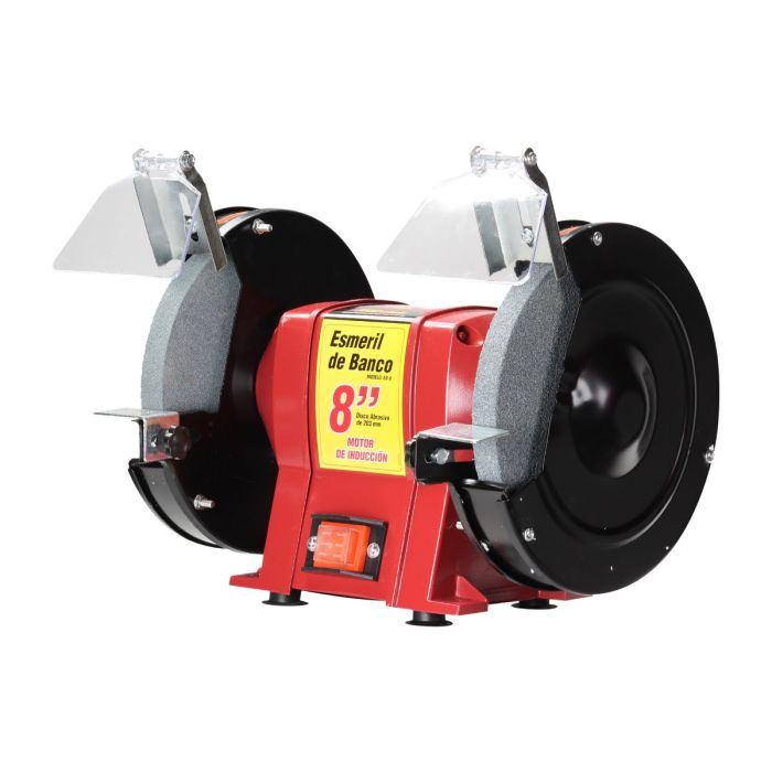 Esmeril de Banco 8" (3/4 HP, 400 W, 3.450 RPM)