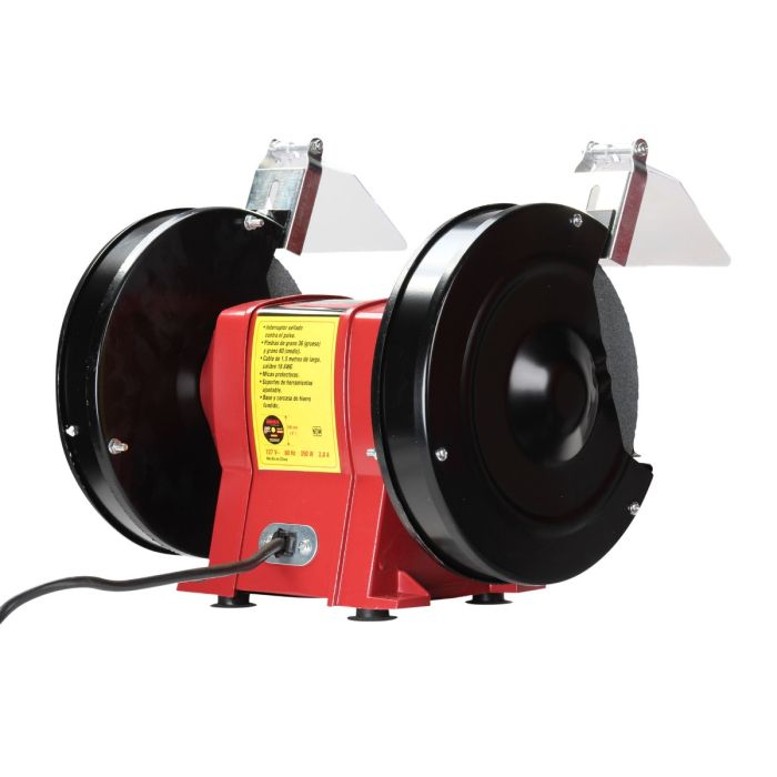 Esmeril de Banco 8" (3/4 HP, 400 W, 3.450 RPM)