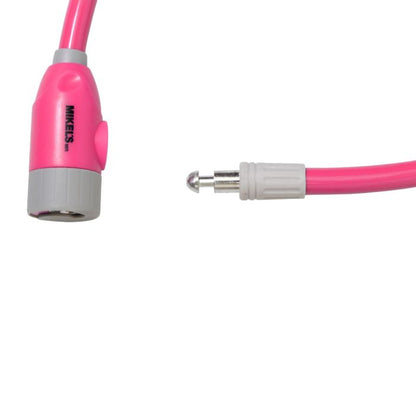 Cable candado flexible rosa