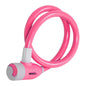 Cable candado flexible rosa