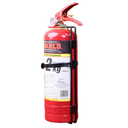 Extintor de emergencia recargable 2 kg