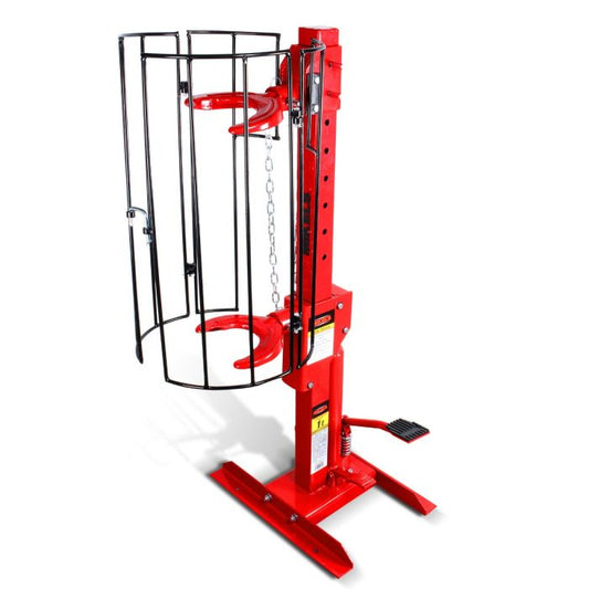 Opresor de resortes hidráulico vertical fijo 1 ton