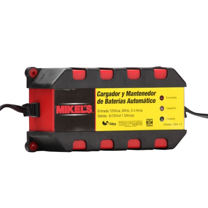 Cargador baterías automático (1.5 amp)