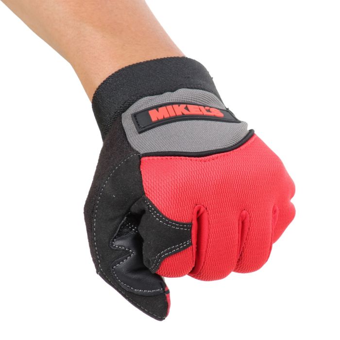 Guantes para trabajo para mécanico piel sintética (M)