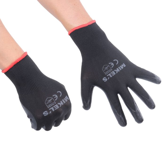 Guantes para trabajo de nylon con espuma de nitrilo (CH)