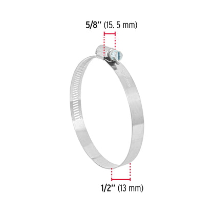 Bolsa c/5 abrazaderas sin fin reforzadas #56, 3-1/16 - 4' AB-56 44247 MM00