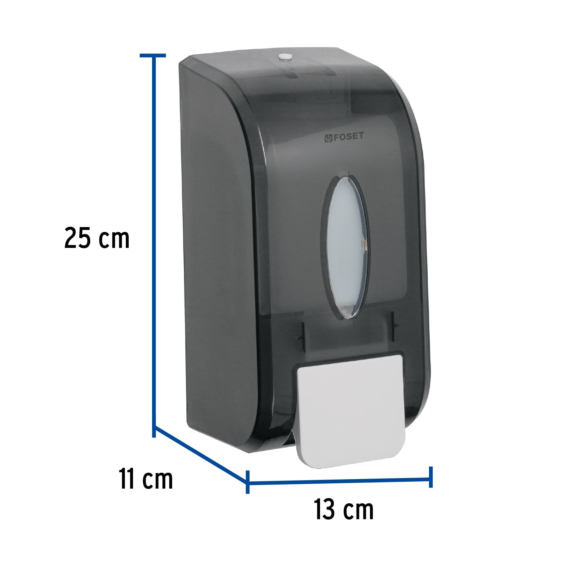 Dosificador de ABS para jabón líquido, humo, Foset ABP-10H 47934 MM0