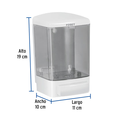 Dosificador para jabón líquido, blanco, Foset Basic ABP-11B 45742 MM00