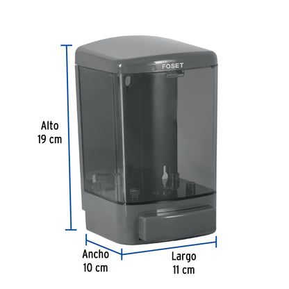 Dosificador para jabón líquido, humo, Foset Basic ABP-11H 45743 MM00