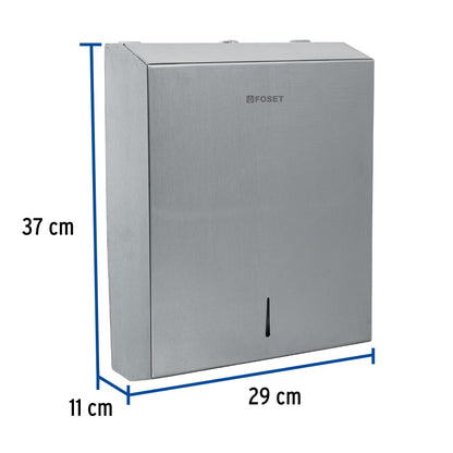 Dispensador de acero inox. para toallas de papel, Foset ABP-30X 47933 MM0