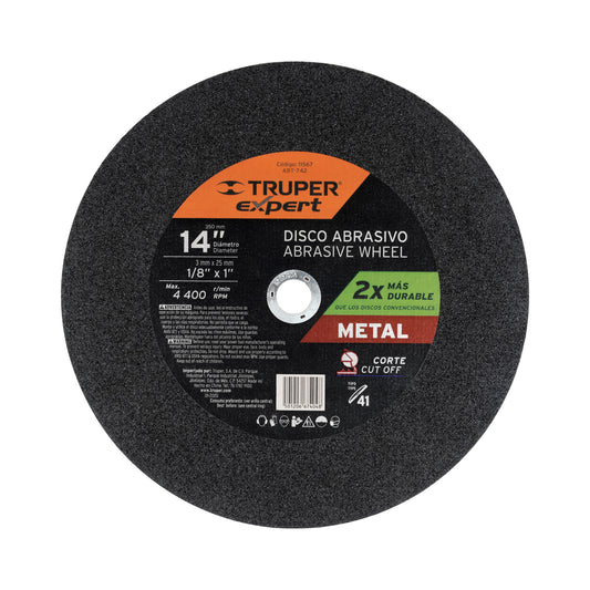 Disco Tipo 41 de 14' x 3 mm para corte de metal, Expert ABT-742 11567 MM00