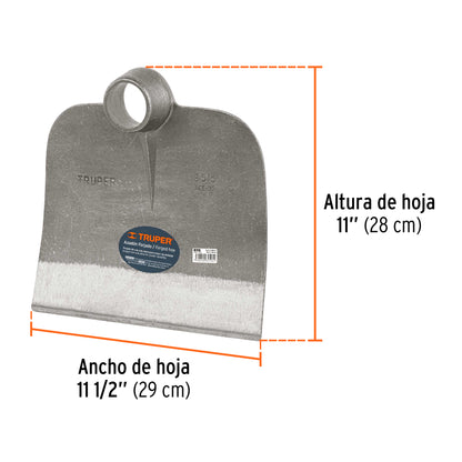 Azadón Centroamericano 4.0 lb sin mango, Truper ACE-35 10364 MM0