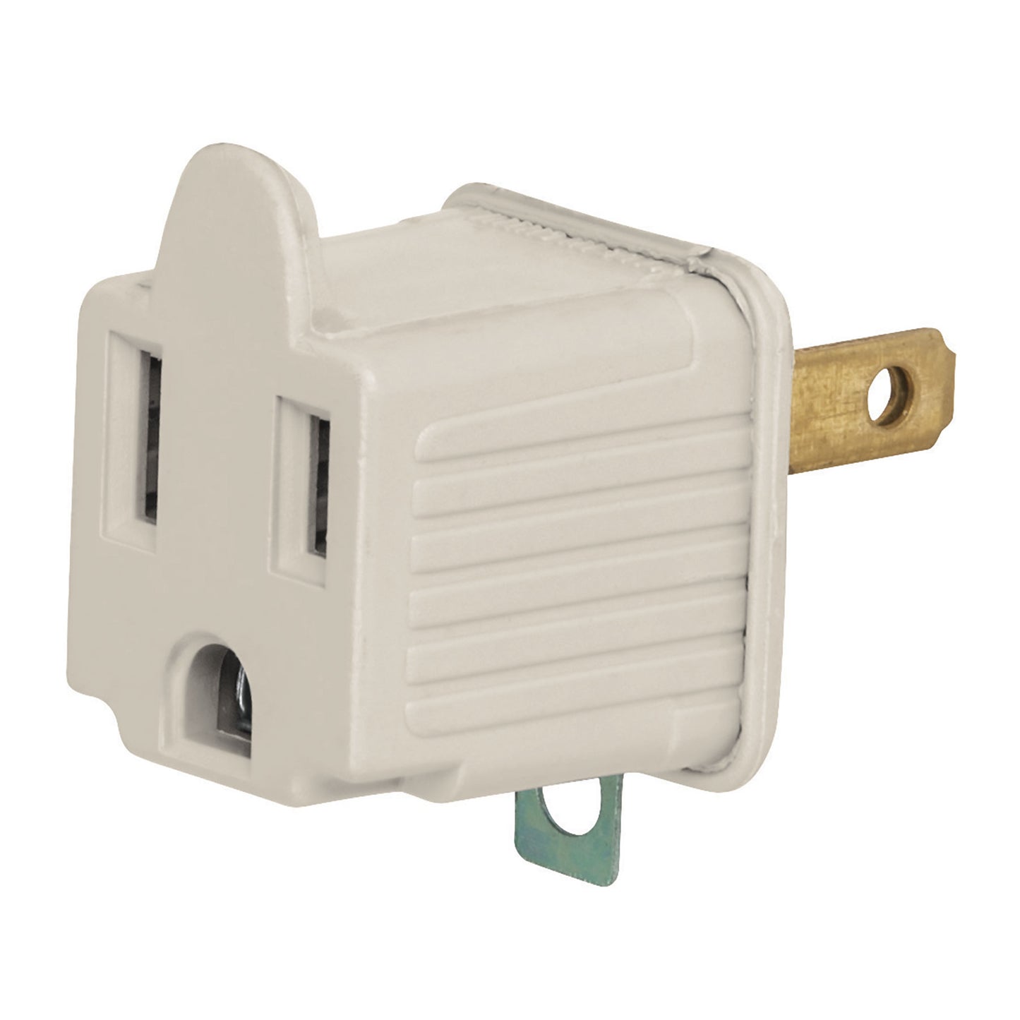 Adaptador 3 a 2, gris, a granel, Volteck AD-32G-G 46257 MM00