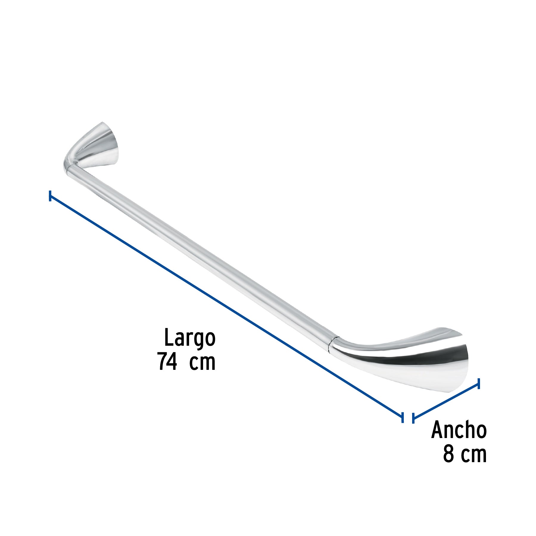 Toallero con barra de acero inoxidable, Foset Aero AEA-76 49638 MM00