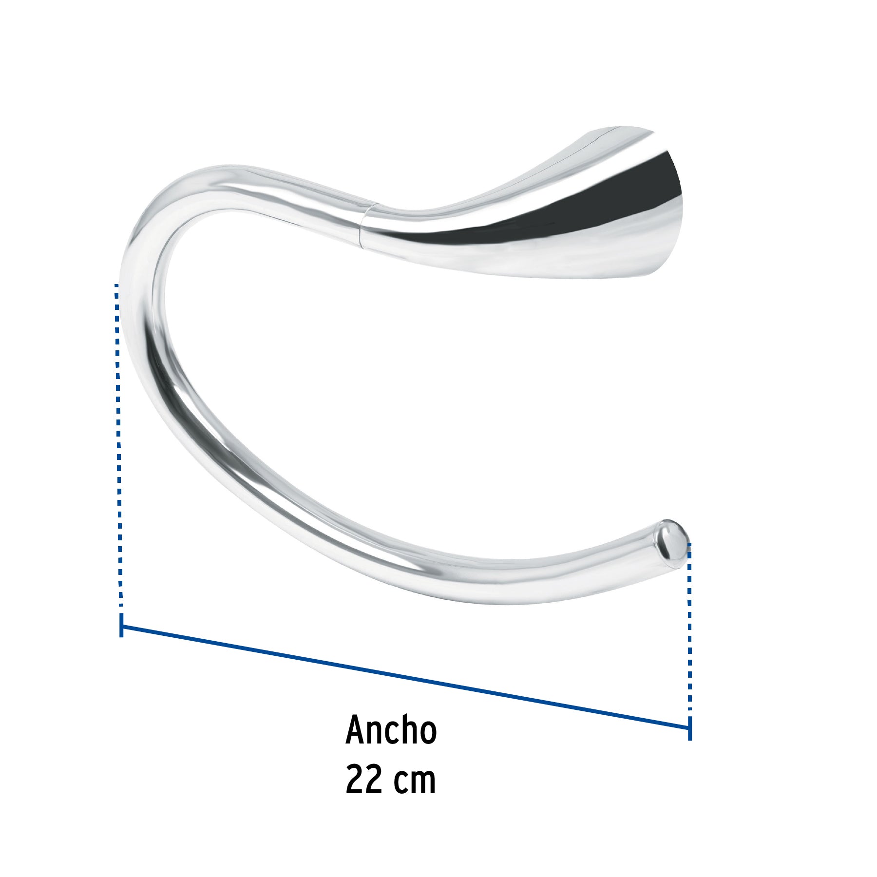 Toallero metálico de argolla, Foset Aero AEA-77 49639 MM00