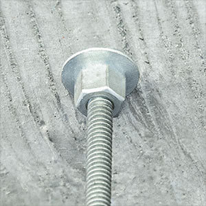 TORNILLO PARA CONCRETO CON ROSCA INTERNA 1/4-20 UNC x 1-5/8 x ¼ (6.5 mm x 41.3 mm)