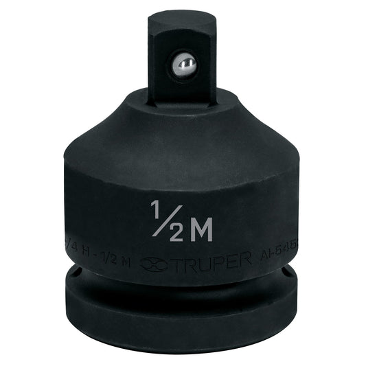 Adaptador de Impacto 3/4' (H) x 1/2' (M), Truper AI-5453 100949 MM00