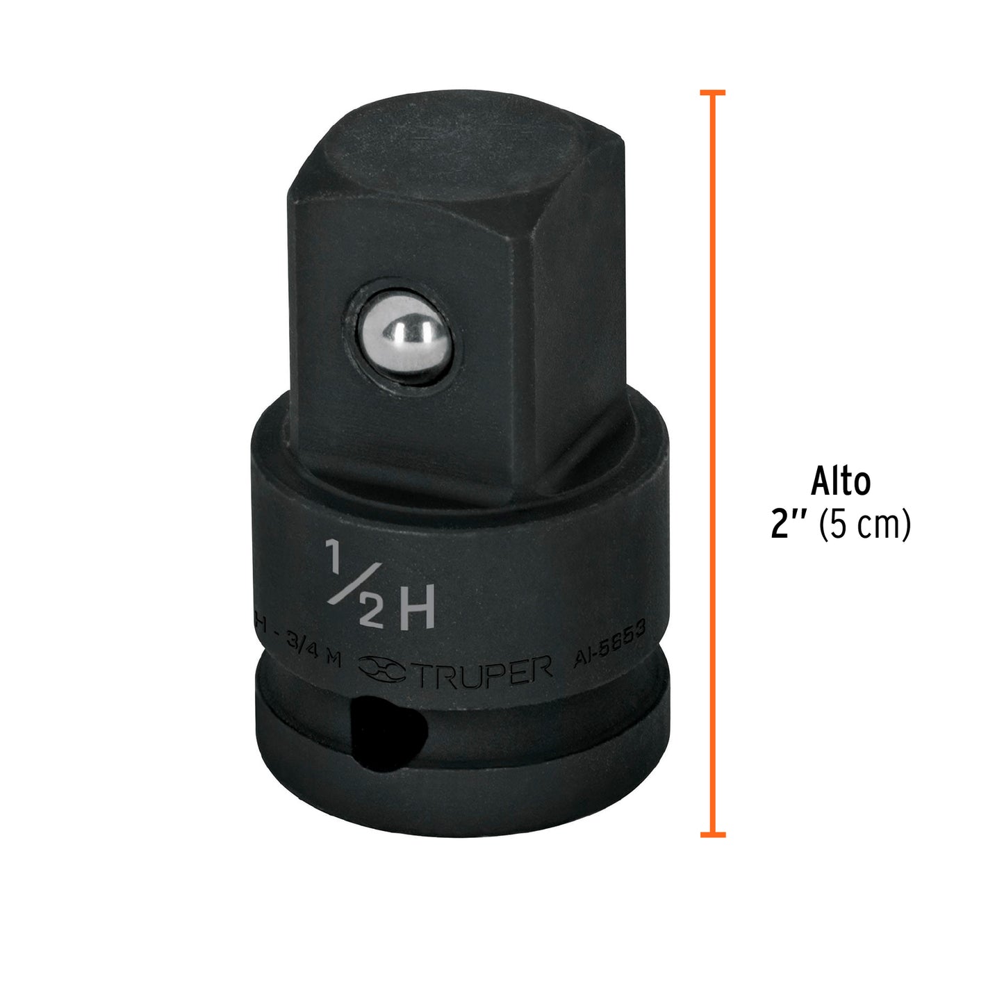 Adaptador de impacto 1/2' (H) x 3/4' (M), Truper AI-5653 100907 MM00