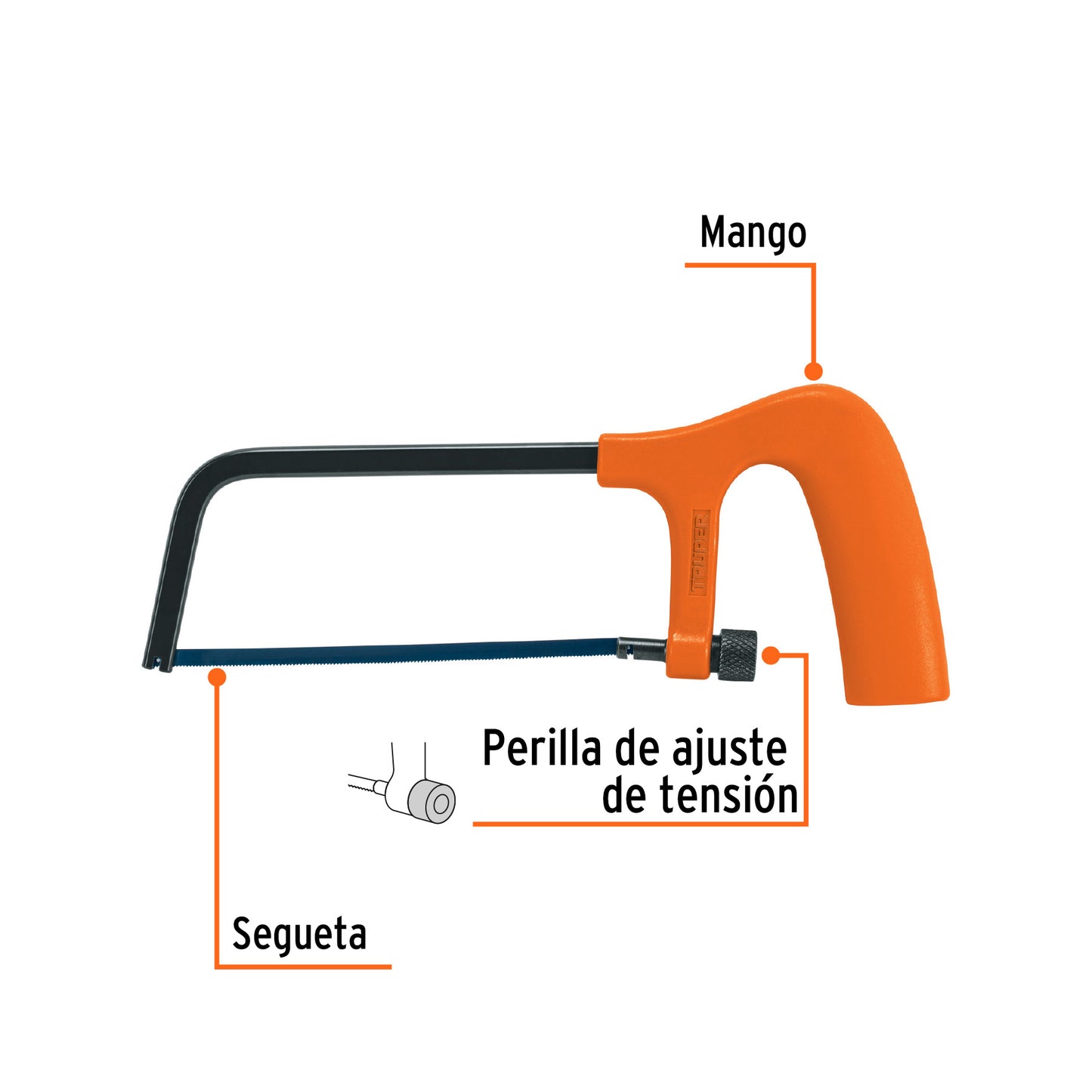 Arco junior 6' para segueta, Truper AJ-6 10210 MM00