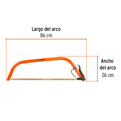 Arco jardinero tubular de 30', Truper AJT-30 10260 MM00