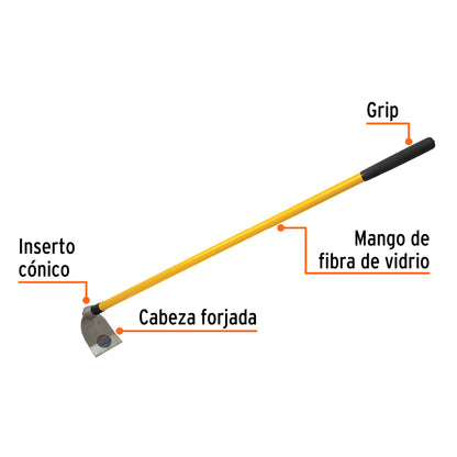 Azadón Lane No.0 de 1.6 lb con mango de 54', Truper AL-0M 10612 MM0