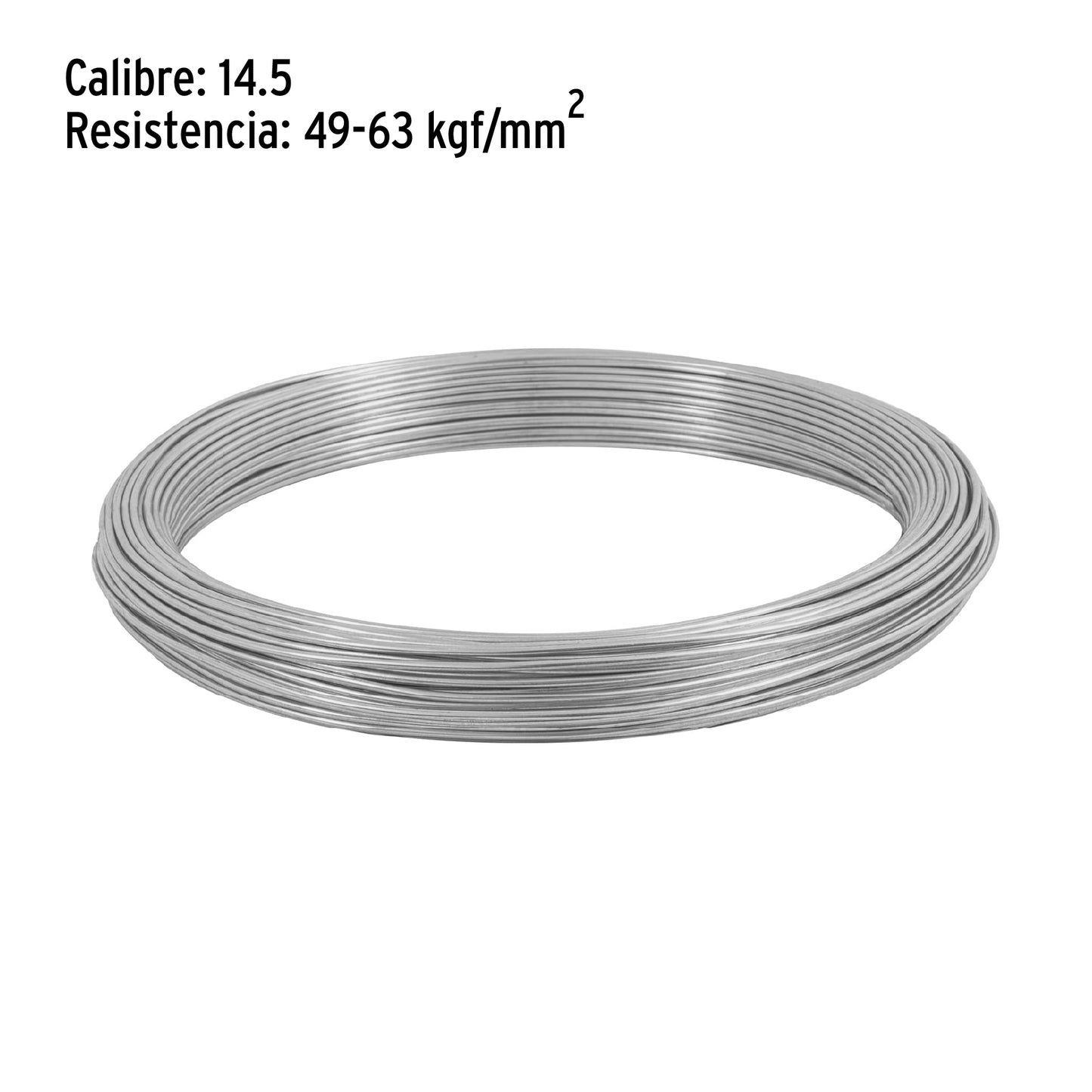 Kilo de alambre galvanizado, calibre 14.5, Fiero ALG-145 44466 MM0