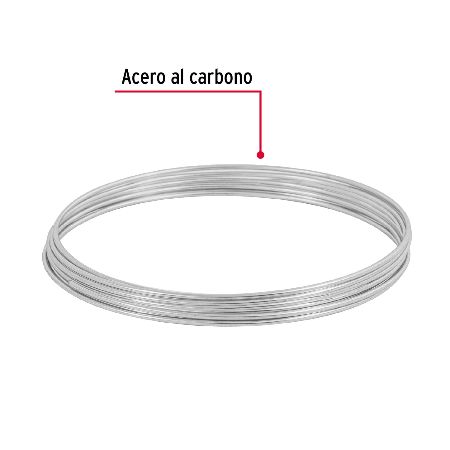 Rollo de 30 g de alambre galvanizado calibre 16, en bolsa ALG-160B 45117 MM0