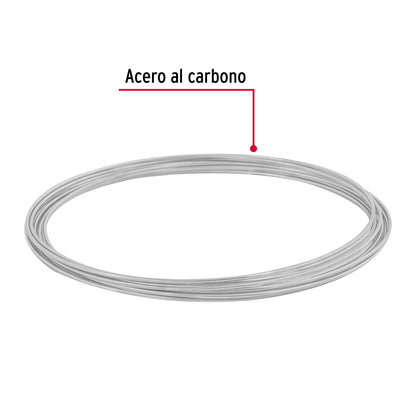 Rollo de 30 g de alambre galvanizado calibre 18, en bolsa ALG-180B 45116 MM0