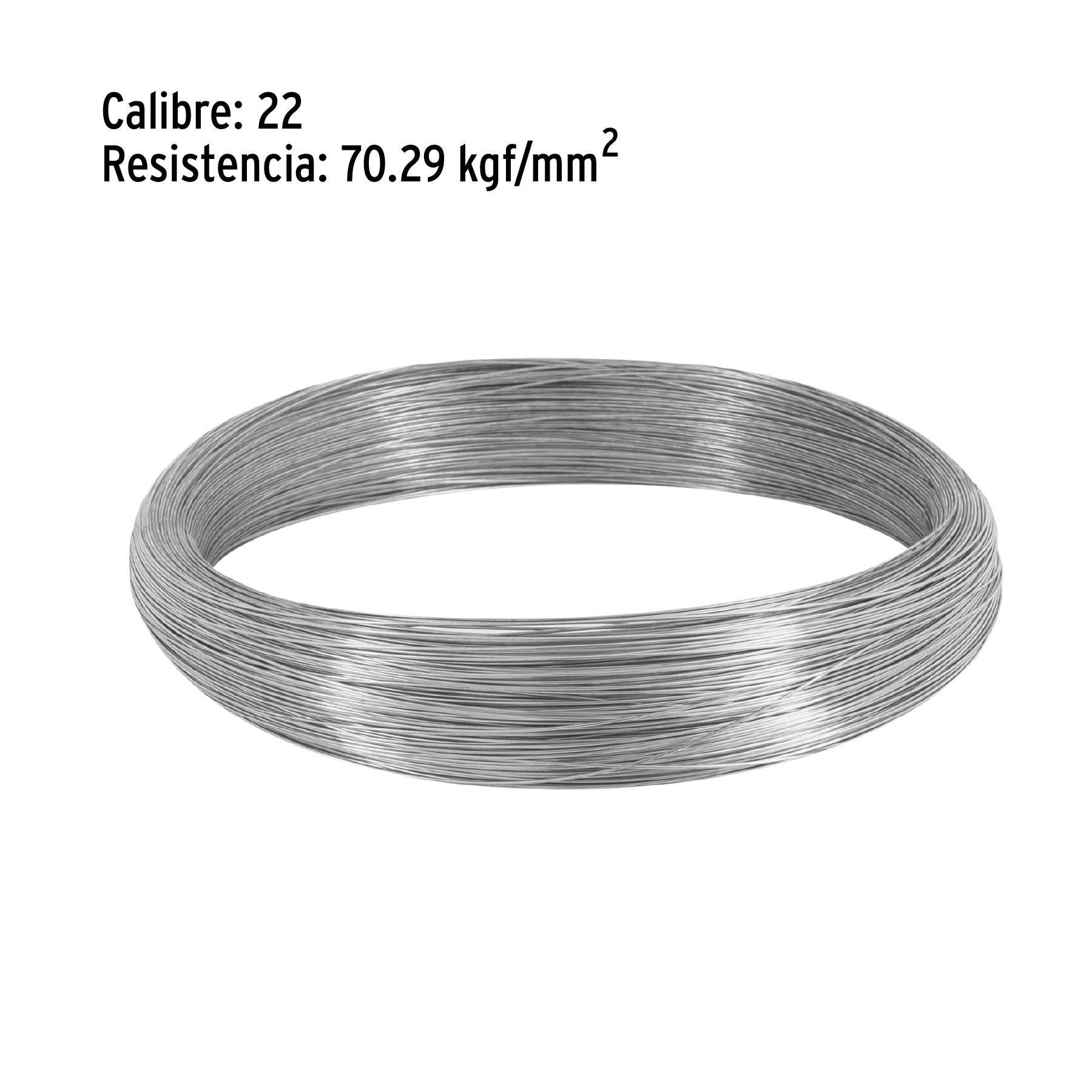 Kilo de alambre galvanizado, calibre 22, Fiero ALG-220 44470 MM0