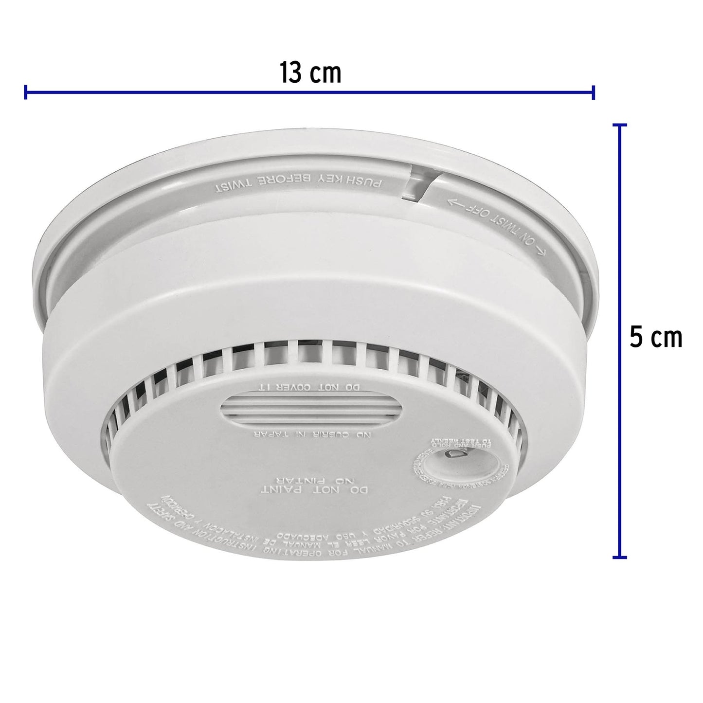 Detector de humo con alarma, Volteck ALHU-132 48023 MM00