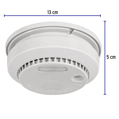 Detector de humo con alarma, Volteck ALHU-132 48023 MM00