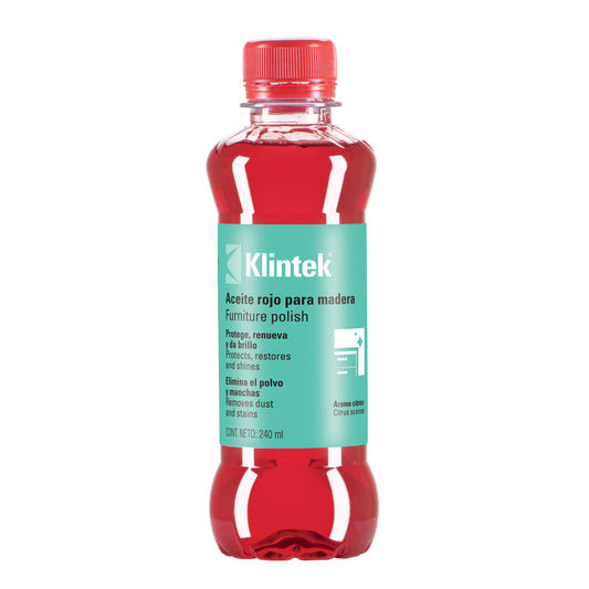 Aceite rojo para muebles, 240 ml, Klintek AMU-24 57070 MM0