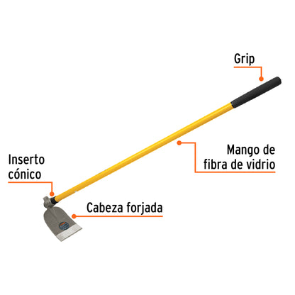 Azadón No. 1 oreja y martillo 2.6 lb con mango de 54' AOM-1M 19982 MM0