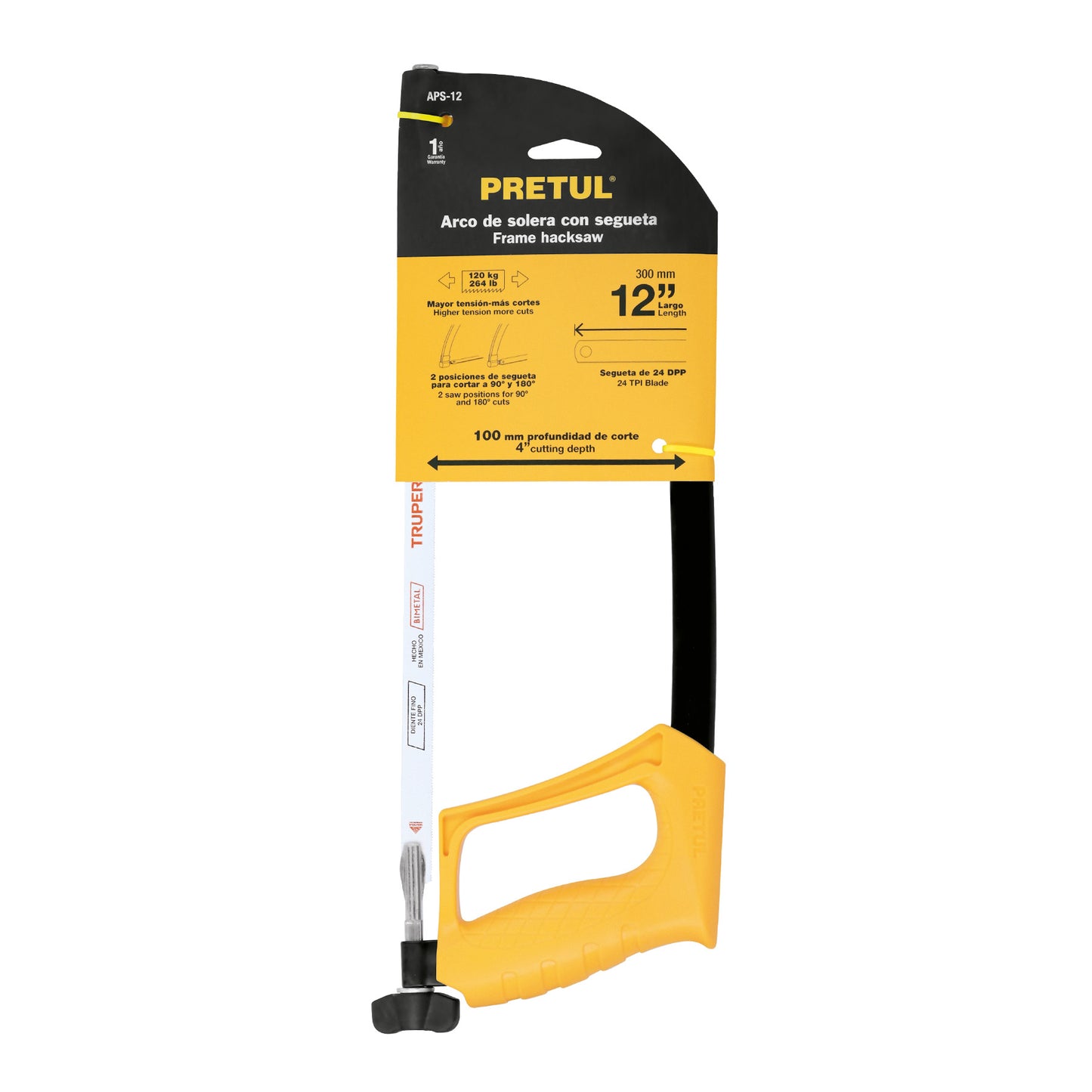 Arco 12' de solera para segueta, Pretul APS-12 20017 MM1