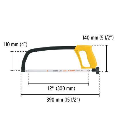 Arco 12' de solera para segueta, Pretul APS-12 20017 MM1