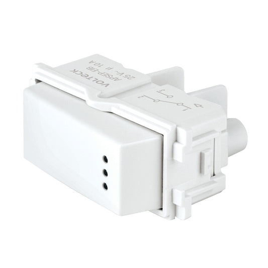 Interruptor de 3 vías con luz piloto, línea Italiana, blanco APSEP-EIB 48054 MM00