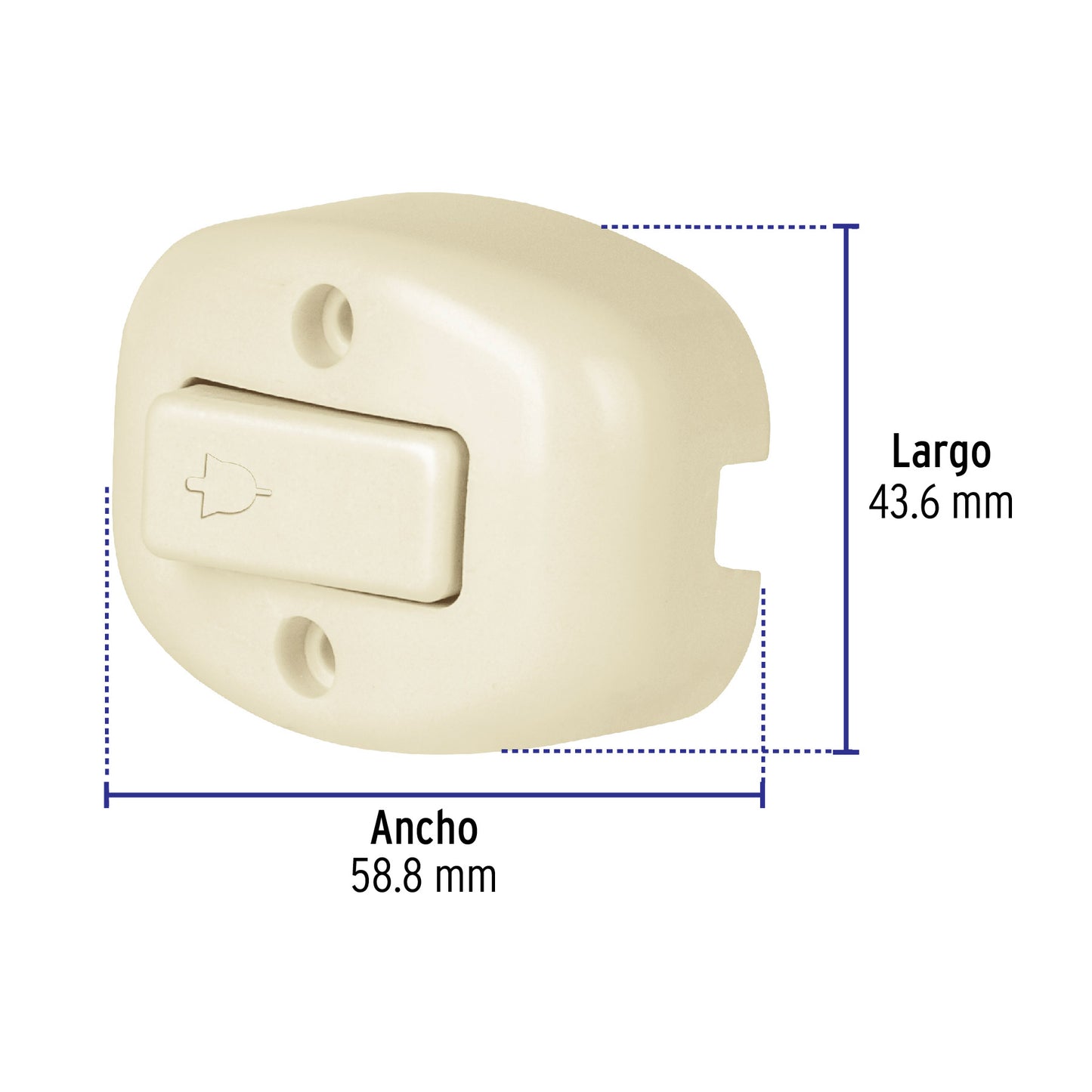 Interruptor de sobreponer para timbre, Volteck APSO-TI 46010 MM00