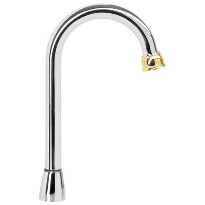 Cuello tipo bar para mezcladora de lavabo, cromo-oro, Aqua AQCR-60G 46723 MM00