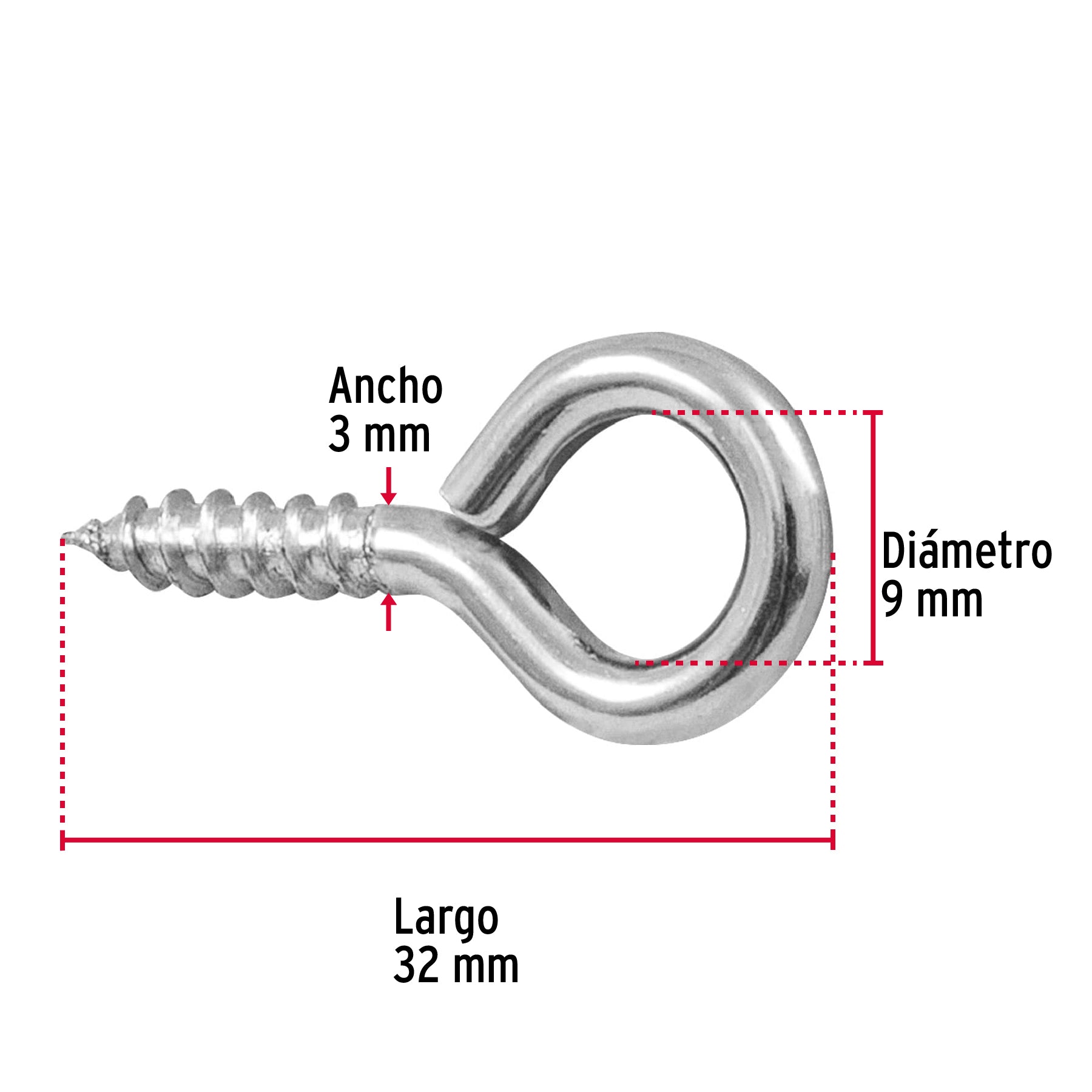 Bolsa con 144 armellas cerradas de 18 x 50, Fiero AR-18C 44371 MM00