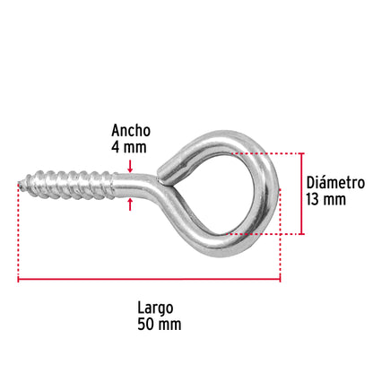 Bolsa con 144 armellas cerradas de 21 x 80, Fiero AR-21C 44374 MM00