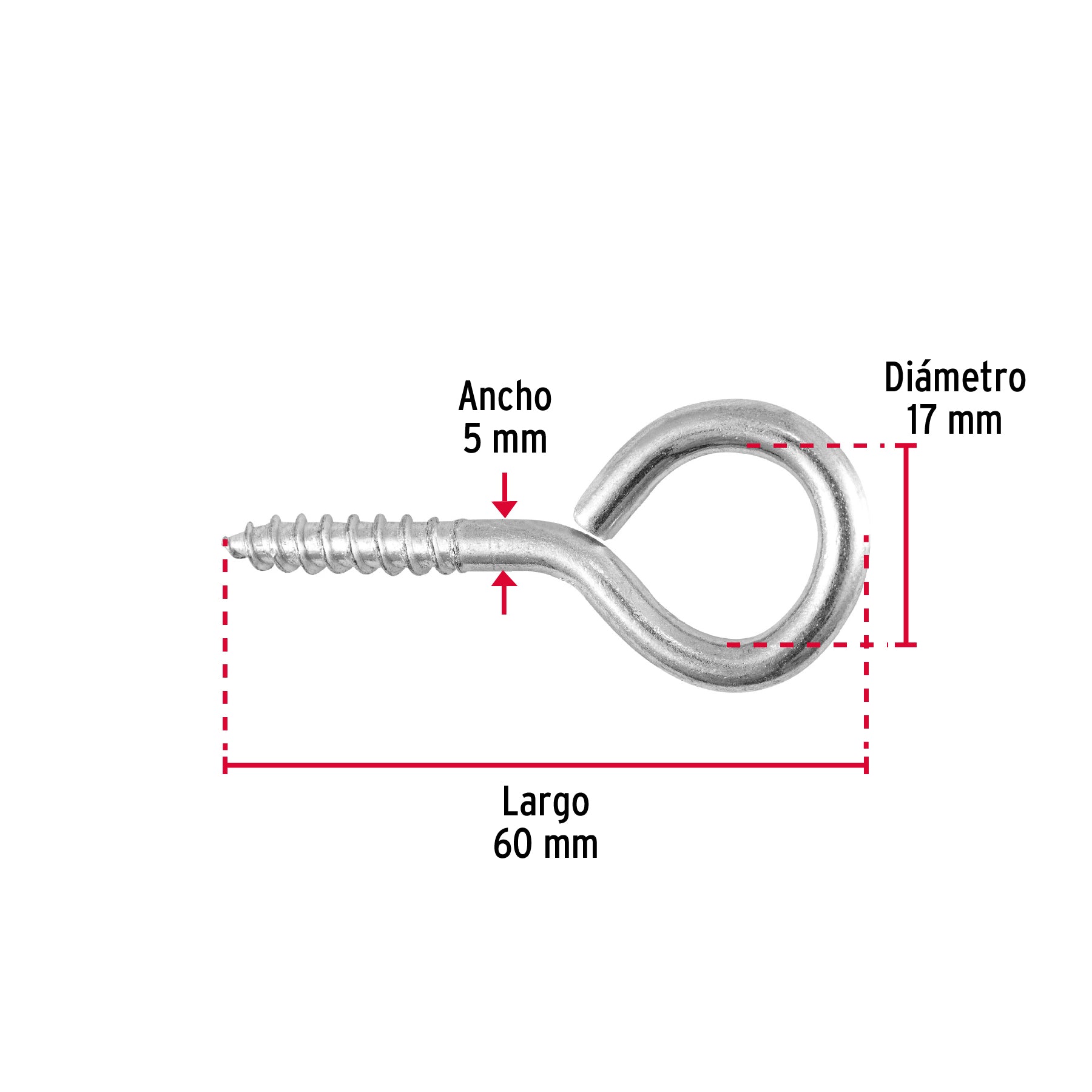 Bolsa con 72 armellas cerradas de 22 x 100, Fiero AR-22C 44375 MM00