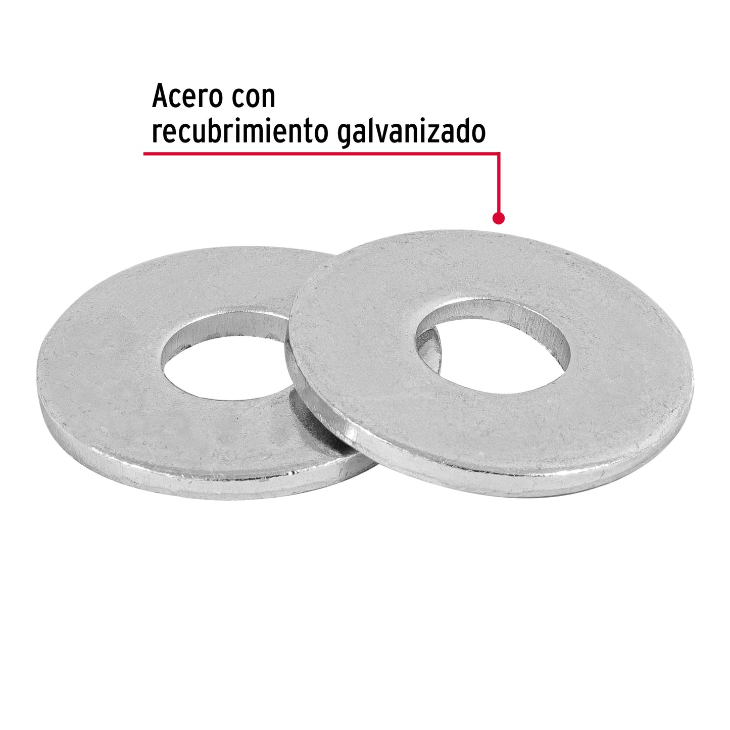 Blíster con 6 arandelas planas de 1/2', Fiero ARA-1/2A 40754 MM00