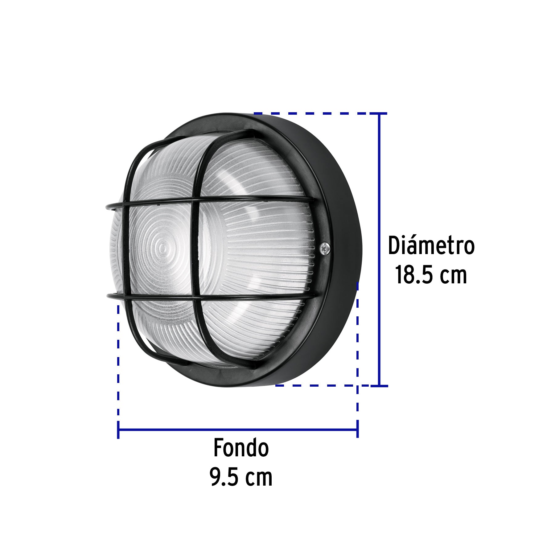 Arbotante decorativo cuerpo de ABS, lámpara no incluida ARB-005S 45217 MM0